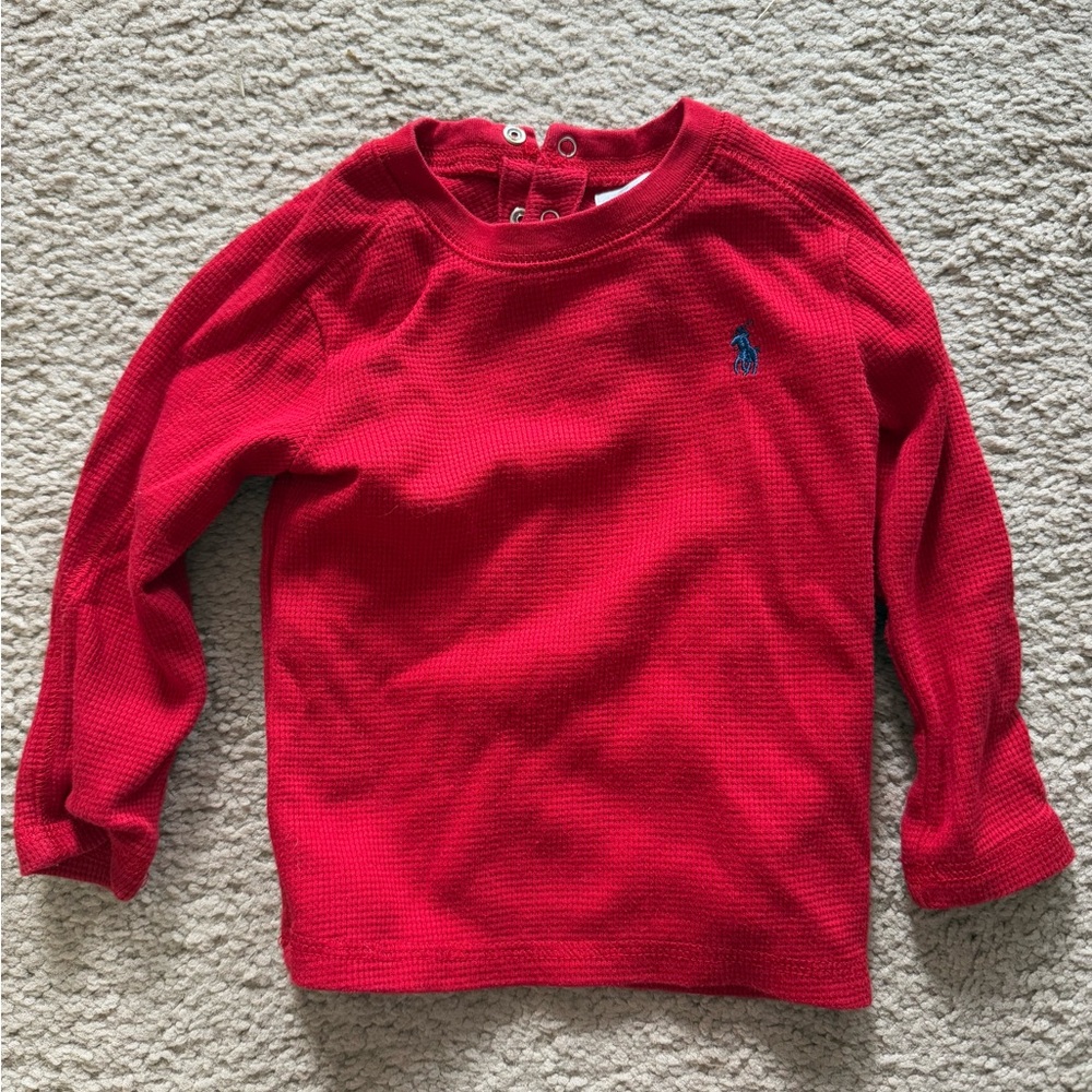Ralph Lauren Long-Sleeve Baby Shirt